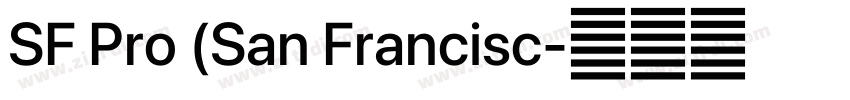 SF Pro (San Francisc字体转换 SF Pro (San Francisc字体转换
